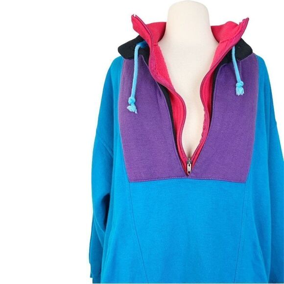 Vintage Lauren Brooke Sweater Pockets half zip - Picture 4 of 7